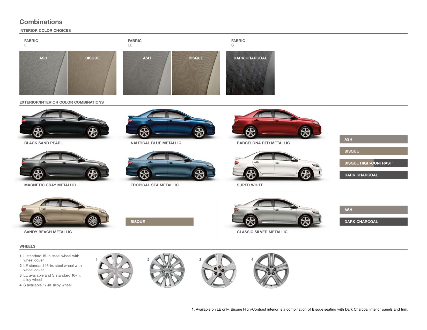 2013 Toyota Corolla Brochure Page 8